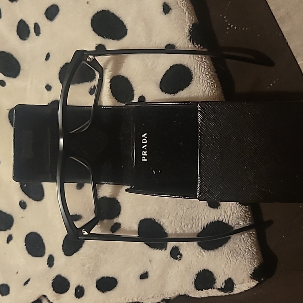 Prada Black Rx-Able Black Frames With Case No Clo… - image 7